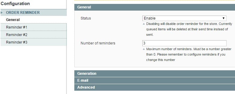 Extendware Order Reminder Magento Extension Review; Extendware Order Reminder Magento Module Overview