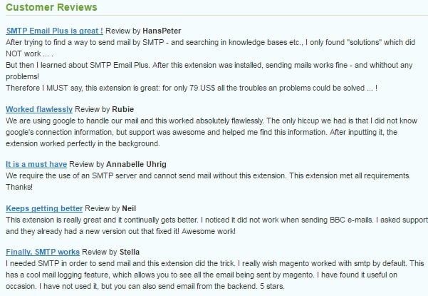 Extendware SMTP Email Magento Module Review; SMTP Email Magento Extension Overview