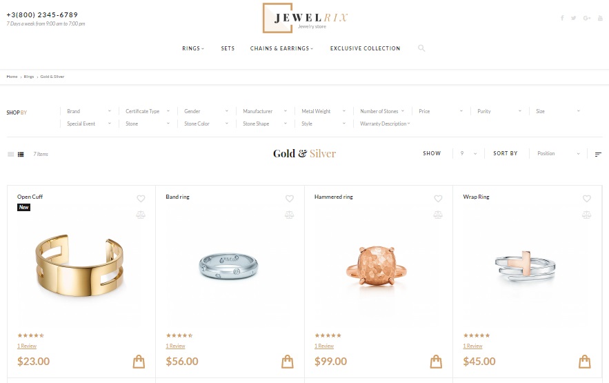 Jewelrix Magento 2 Theme Review; Jewelrix Magento 2 Template Overview