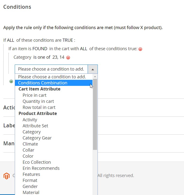 Extend Catalog Rule Conditions