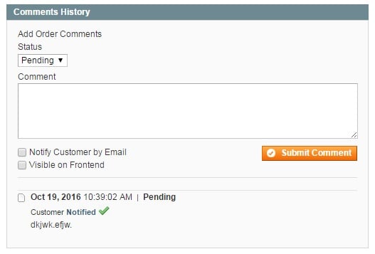 Extendware Order Comments Magento Extension Review; Extendware Order Comments Magento Module Overview
