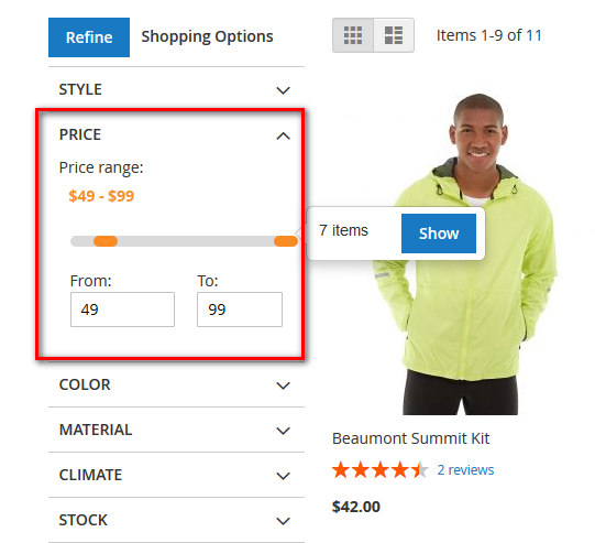 Magento 2 Layered Navigation Extension