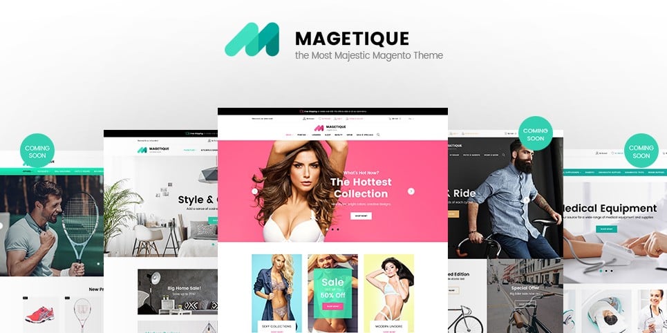 Magetique Magento 2 Template; Magetique Magento 2 Theme