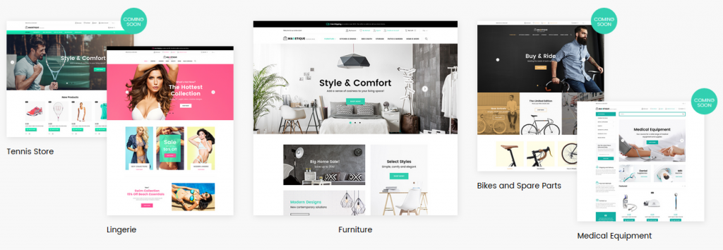 Magetique Magento 2 Template; Magetique Magento 2 Theme