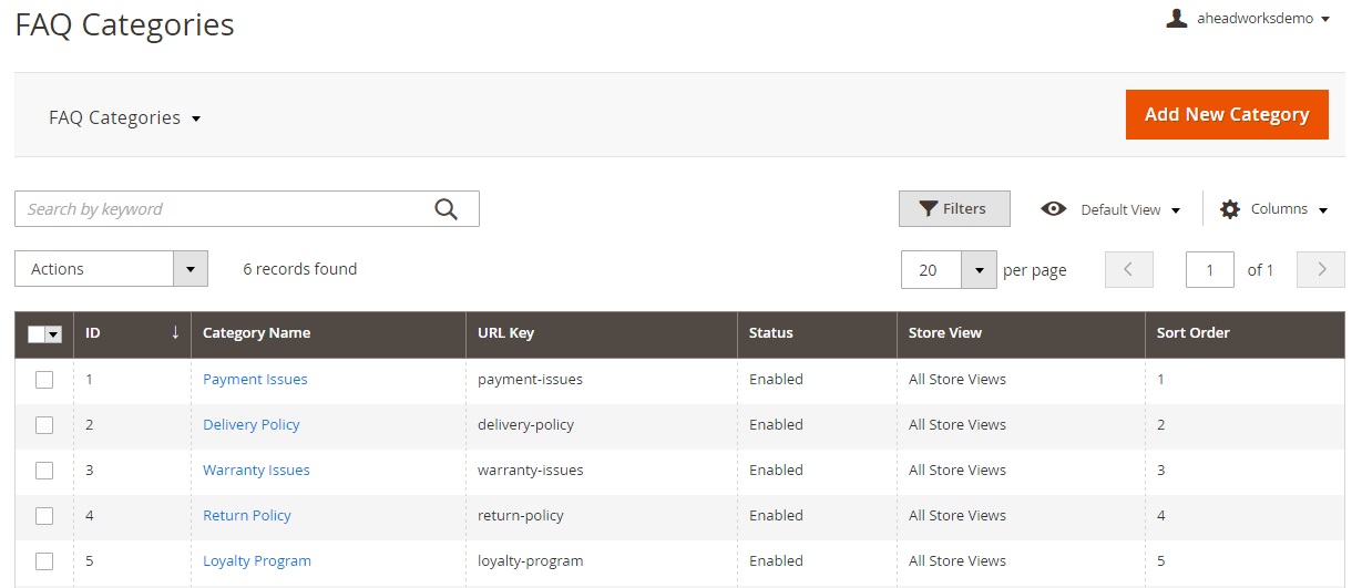 AheadWorks FAQ Magento 2 Extension Review; AheadWorks FAQ Magento 2 Module Overview