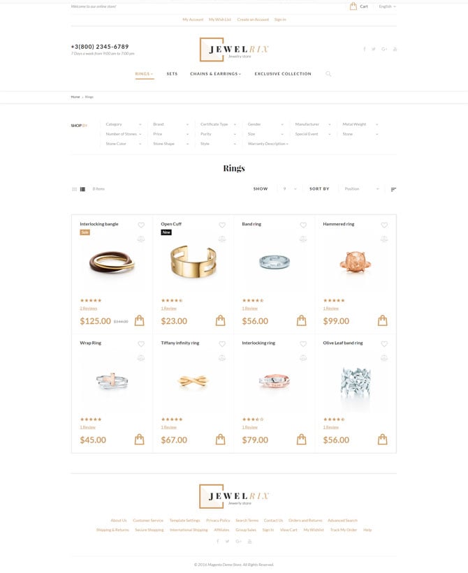 jewelrix Magento 2 Theme