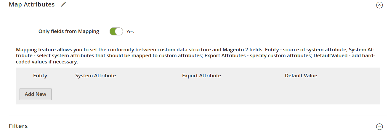 Magento 2 pickups import export