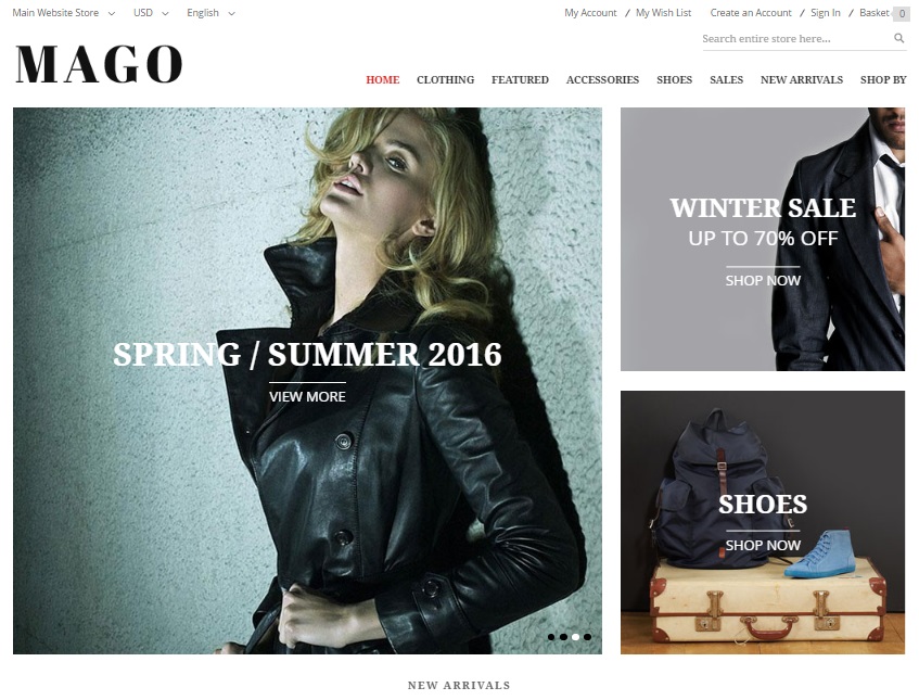 UB Mago Magento 2 Theme template