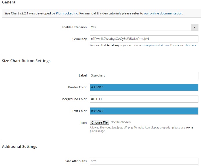 Size Chart Magento 2 Extension Module