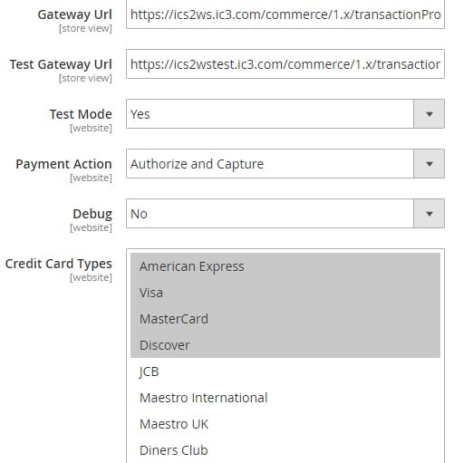 CyberSource Secure Acceptance Magento 2 payment gateway Extension