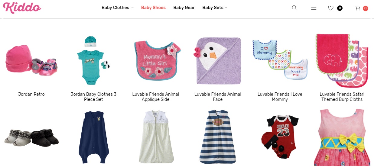 TemplateMonster Kids Clothing Magento 2 Template