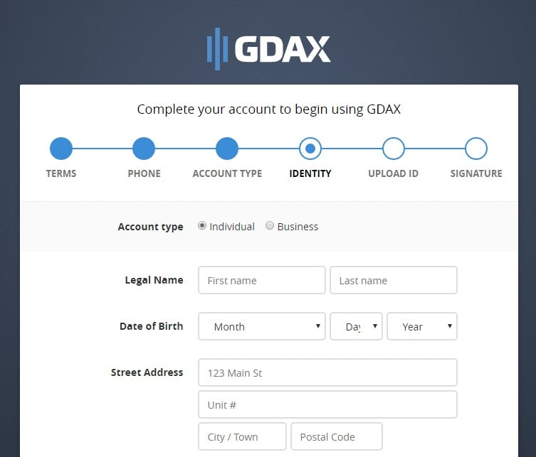 Buy Ethereum GDAX