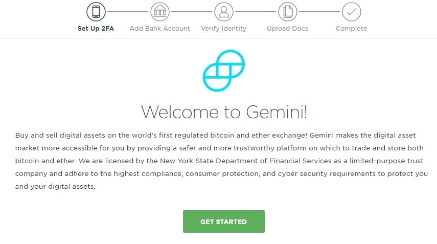 Buy Ethereum Gemini