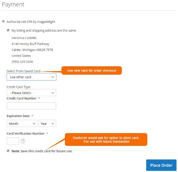 Magento 2 Authorize.net Integration Module