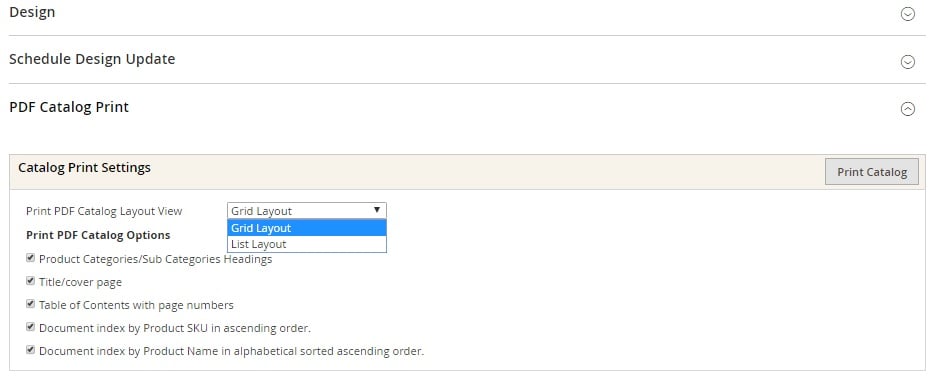 Magento 2 PDF Catalog Generator