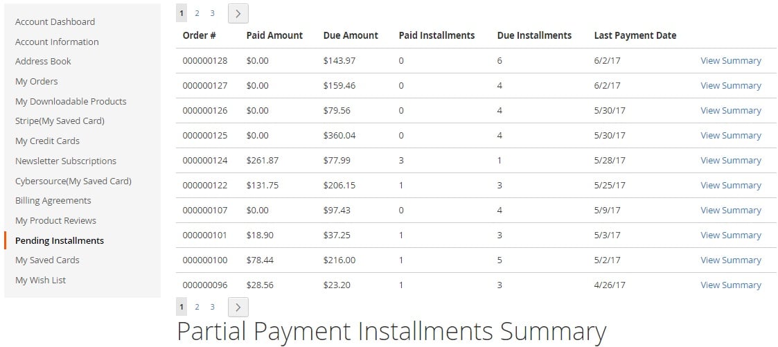 Magento 2 partial payment extension