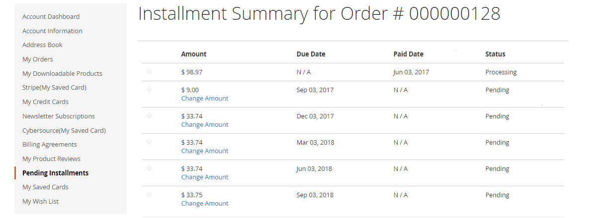 Partial Payment Magento 2 module