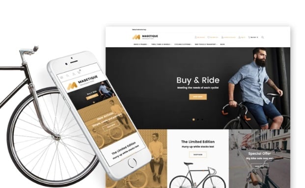 Bikes store Magento 2 Theme