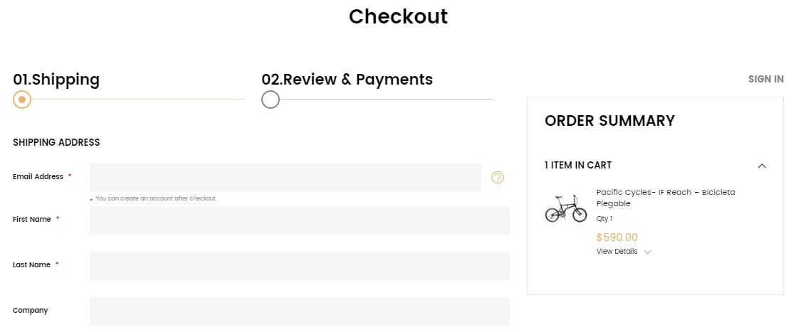 Bikes store Magento 2 Theme