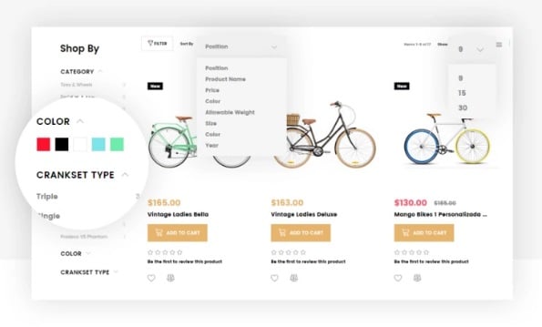 Bikes store Magento 2 Theme