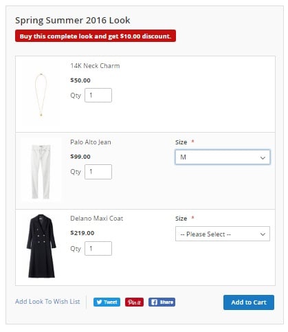 Magento 2 Shop By Look Extension