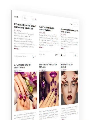 Frodeca Magento 2 manicure and nail supplies template