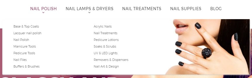 Frodeca Magento 2 manicure and nail supplies template