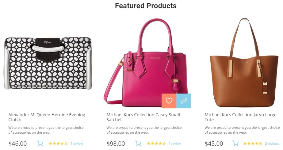 Fashion & Handbags Magento 2 template