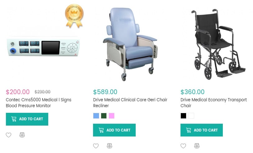 Magento 2 Medical Equipment template