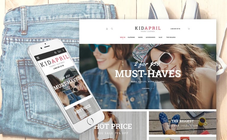 Magento 2 fashion store theme