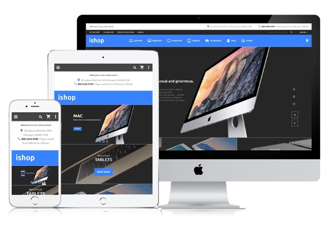 TemplateMonster iShop Electronic Store Magento 2 Template