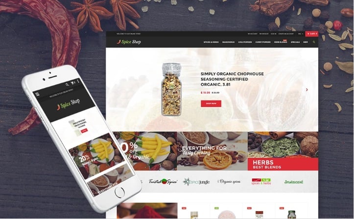 Spice Shop Magento 2 Theme