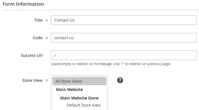 Magento 2 Custom Form Extension