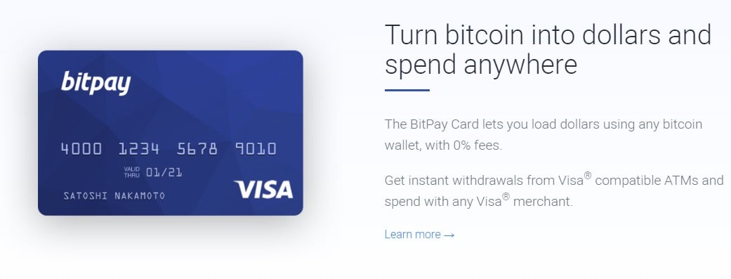 bitpay debit card review