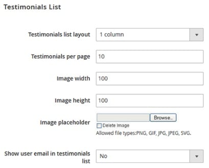 Magento 2 Testimonials Module