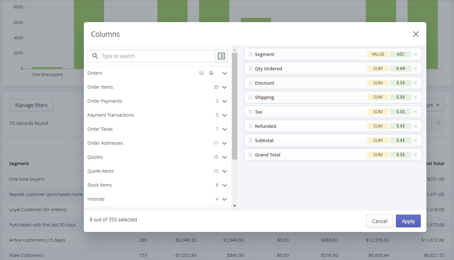 Magento 2 Customer Segmentation