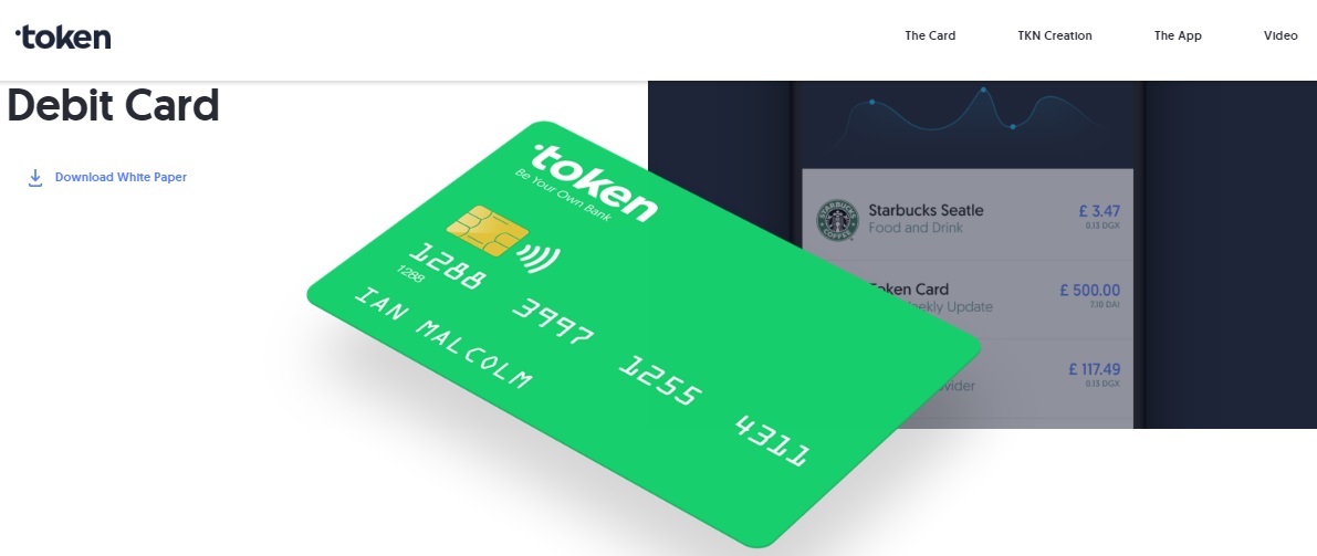 Ethereum debit card services