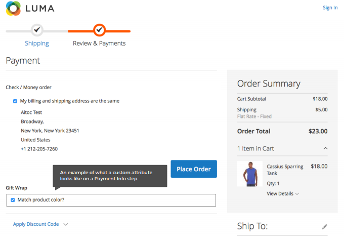 Magento 2 Checkout Fields Manager extension