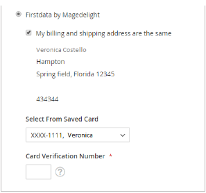 Magento 2 First Data Payment Gateway Integration