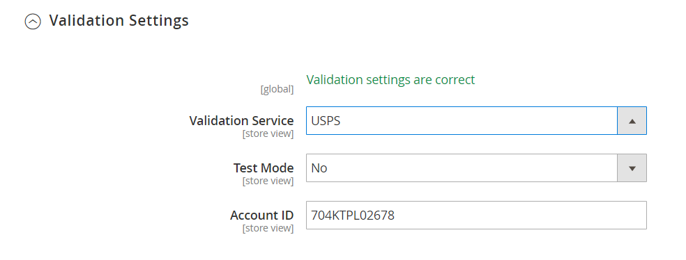 Magento 2 address validation extension