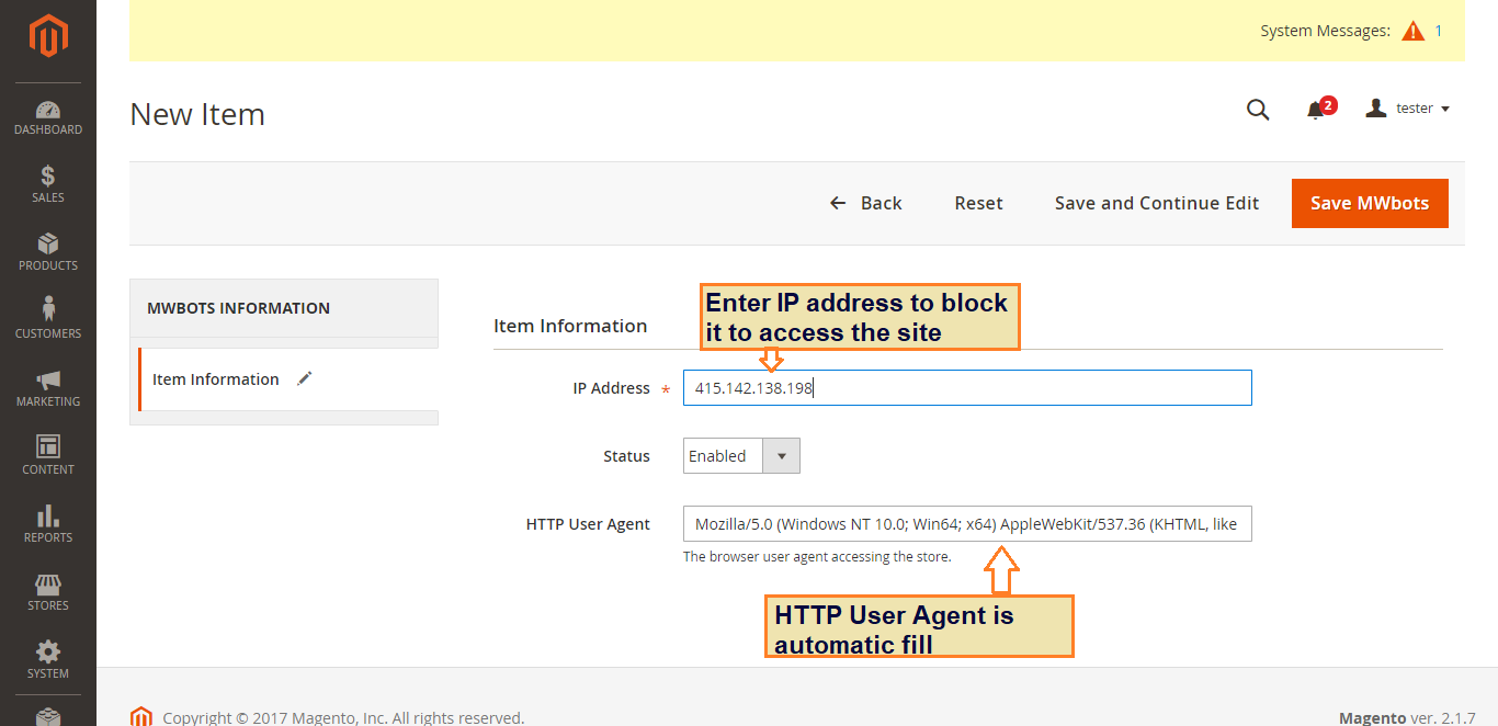 Magento 2 Spam and Bot Blocker extension