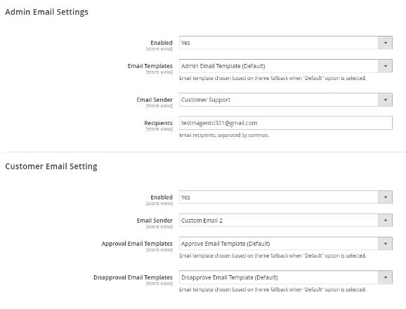 Magento 2 Customer Approval Extension