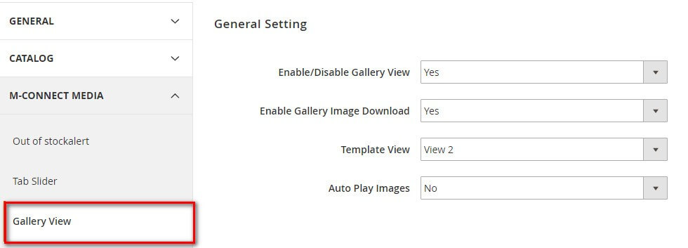 Magento 2 Gallery View Extension