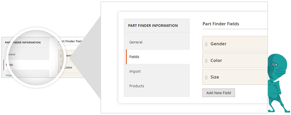 Magento 2 Product Part Finder Extension