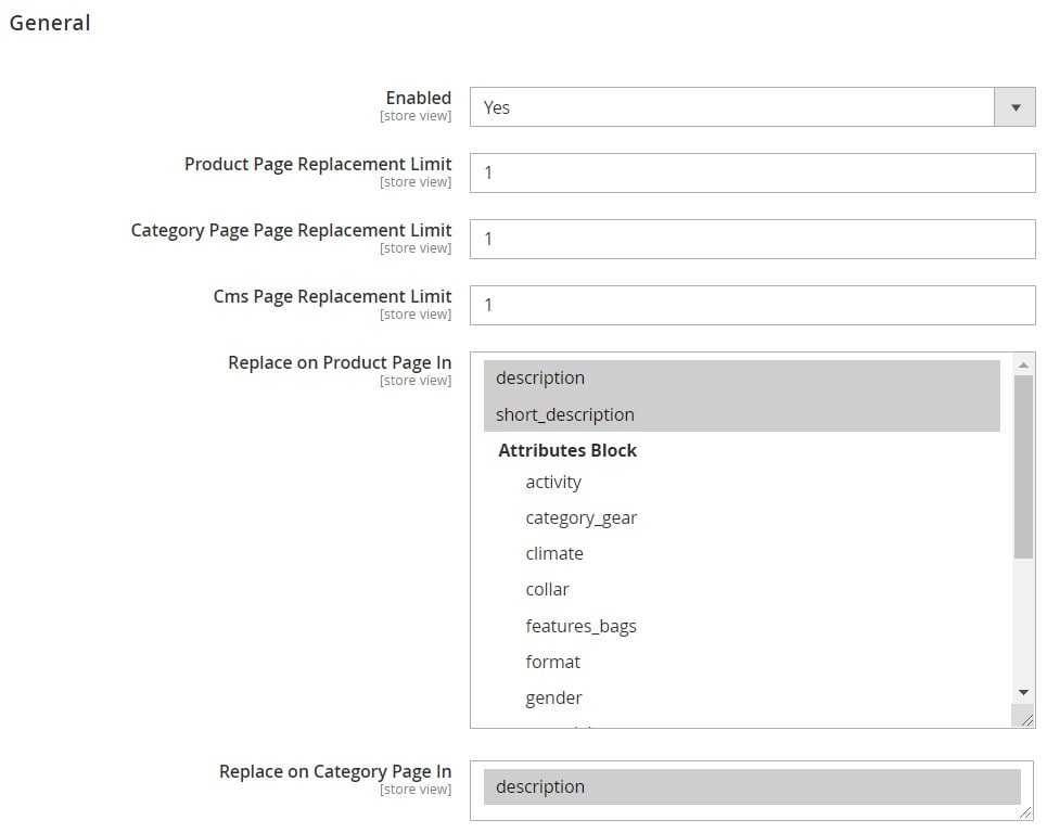 Magento 2 Cross Linking Extension