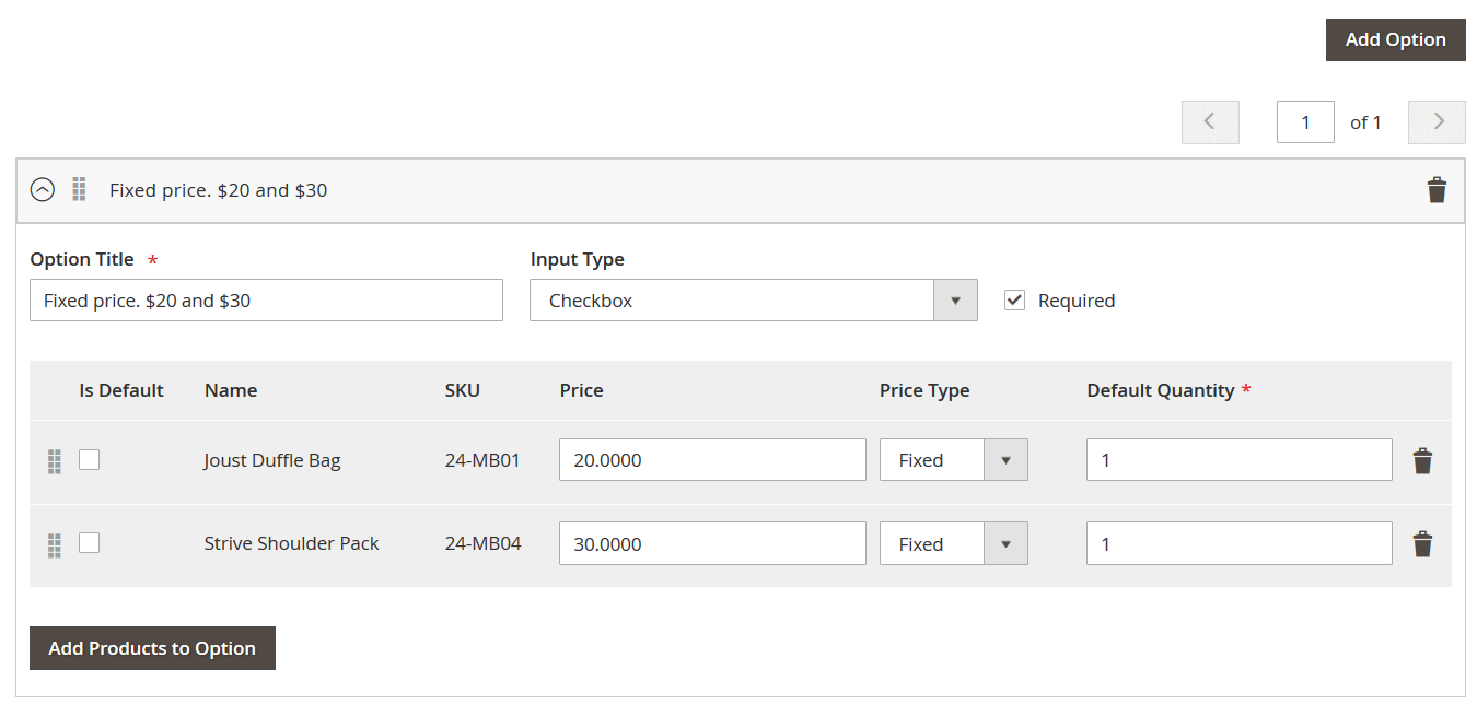 Magento 2 bundle product custom options editing