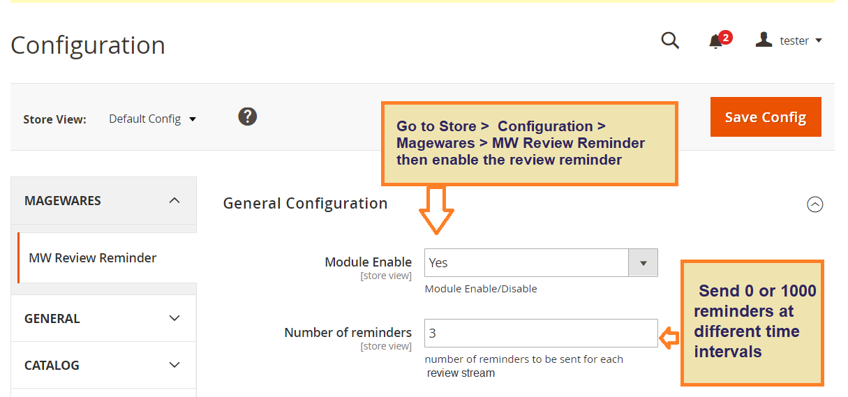 Magento 2 Review Reminder Module