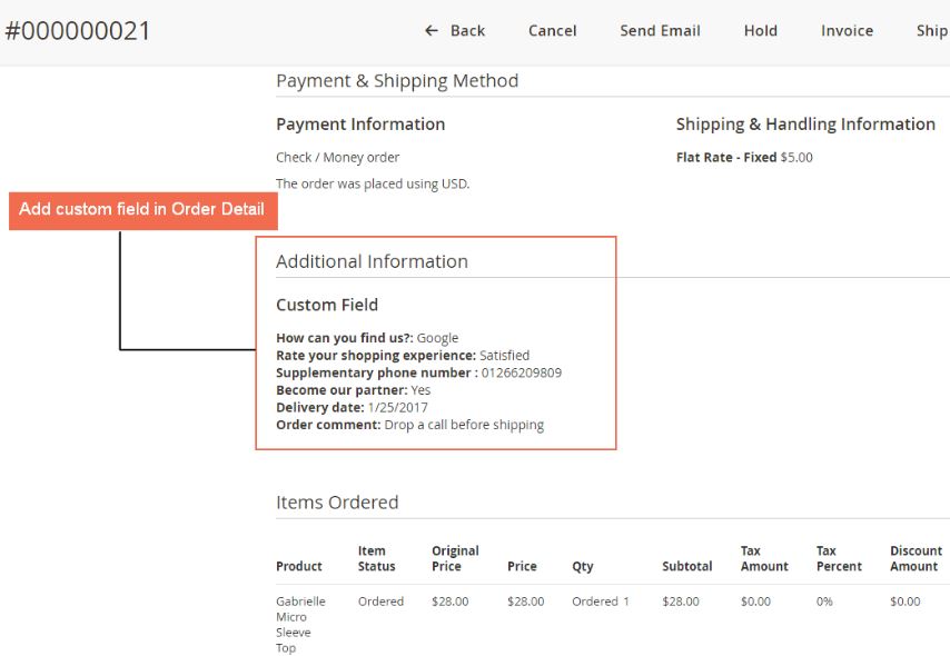 Magento 2 Checkout Custom Field Extension