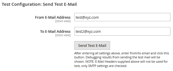 Magento 2 SMTP Settings Extension