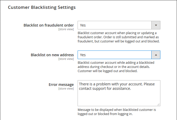 Magento 2 Fraud Prevention Extension